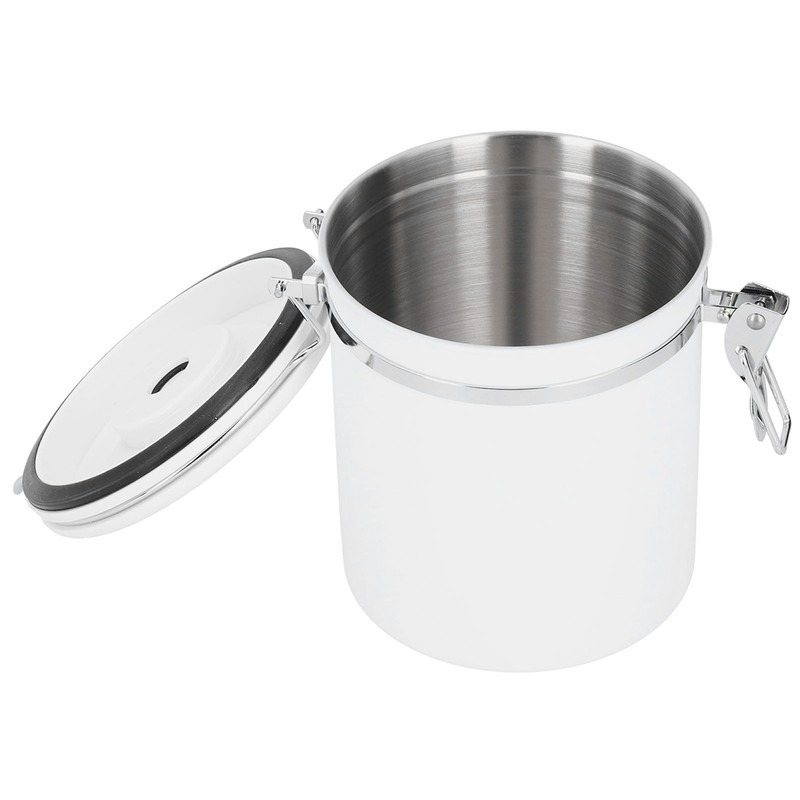 Stainless Steel Sealed Canister Coffee Flour Sugar Container Storage Jar