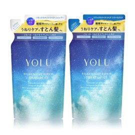 【New Model】YOLU YORU Shampoo Treatment Set Refill Relax Night Repair