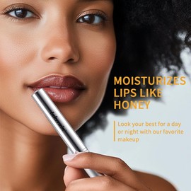 ARCHIDATE Honey Noir - Black Honey Lipstick, 2Pcs Tinted Lip Balm, Long Lasting Moisturizing Dry Cracked Lips, Non-Sticky, Natural Glossy Sheer Lightweight Color for all Skin Tones