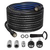 ClearRush Pressure Washer Hose 50FT Kink Resistant 1/4",3600 PSI Power