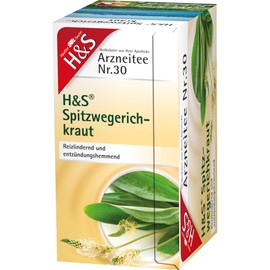 H&S Plantain Herb Filter Bag 20 x 1.5 g