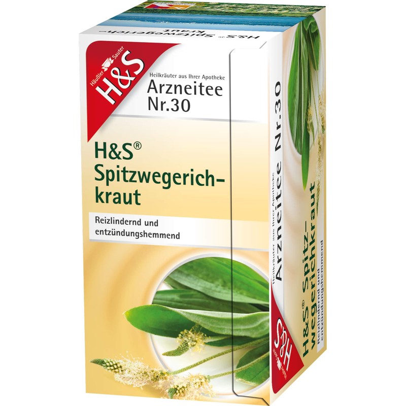 H&S Plantain Herb Filter Bag 20 x 1.5 g