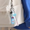 Lip Cream Keychain Cap Lipstick Lid Plastic Texture Holder Bowknot