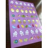 American Greetings 1 Sheet AGC Easter Stickers Eggs Dyed Chicks