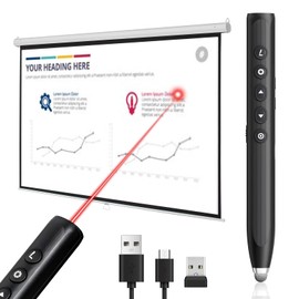 Presentador inalámbrico, presentador de diapositivas inalámbrico, presentador profesional, respaldo magnético, lápiz de pantalla táctil recargable, para Windows, Mac Os, Andorid, Linux