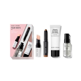 Bobbi Brown Four Ways Kit - Includes Extra Lip Tint, Long-Wear Cream Shadow Stick, Vitamin Enriched Face Base and Soothing Cleansing Oil - Travel Size