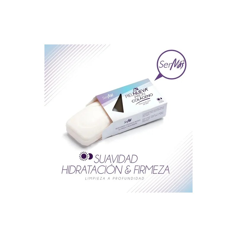 (3 Piezas) Jabón De Colágeno Hidrolizado