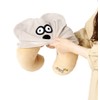 Gowell Mouse ANDY 2-Way Neck Pillow, Face (Beige) | Cushion,