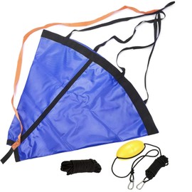 MOOCY Drift Sock with Dump Line,Harness and Buoy Sea Anchor Kit for Fishing Boat/Kayak/Pontoon (35'' for 16-20ft Boat)