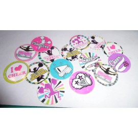 Unbranded Pre Cut One Inch Bottle Cap Images Cheer Cheerleading Cheerleader Mix Free Ship - photo, 25 images
