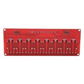 Hilitand 8 Channel Optocoupler Relay Module Board High & Low Trigger 8 Channel Relay Module 5V / 12V / 24V for Smart Control (24V)