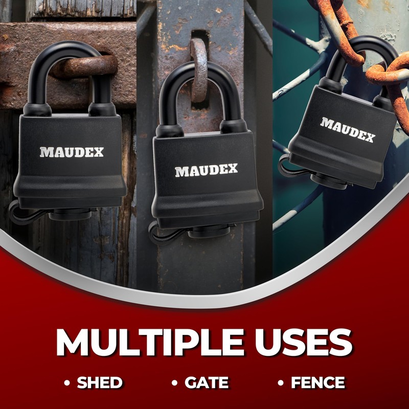 Maudex® IP450 x 4 Locks with 12 keyed Alike