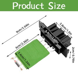 Blower Resistor Blower Car Air Conditioning Heater 77364061 Fan Resistor Fan Regulator Compatible Fan Resistor for Fiat Doblo Ducato Fiorino Punto Qubo