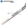 OdontoMed2011 Rubber Tipped C-Tweezers with Rubber Tips PVC Coated