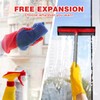 2 in 1 Standard Window Squeegee, Home Window Cleaner with