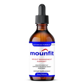 Mounfit Drops Liquid Supplement, Max Strength, Moun fit Drops (1 Pack)