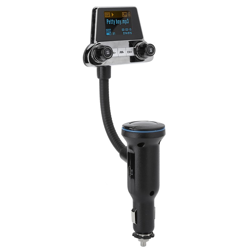 BT14 Bluetooth 5.0 FM Transmitter QC3.0 USB Charger OneKey Handsfree