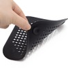 Shower Drain Hair Catcher - Silicone Square Drain Cover for