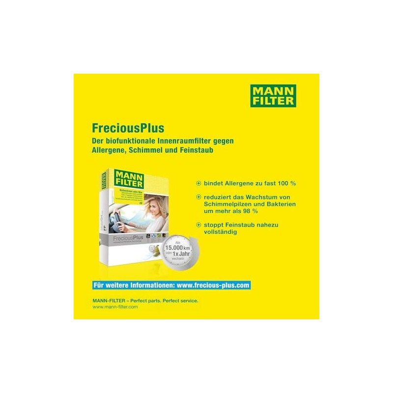 MANN-FILTER FP 2043 Cabin Air Filter - CARS + TRANSPORTERS