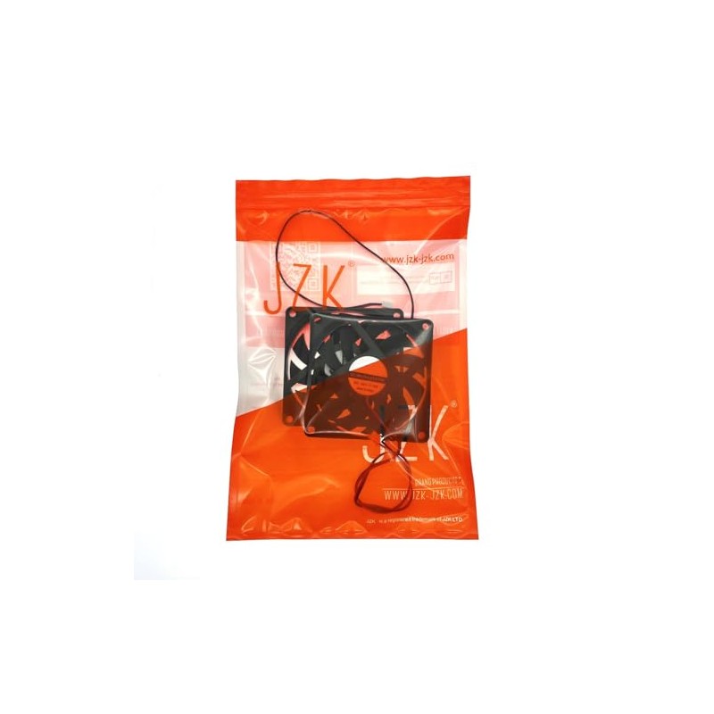 JZK 2 ventiladores de refrigeración silenciosos CC 24 V 8010