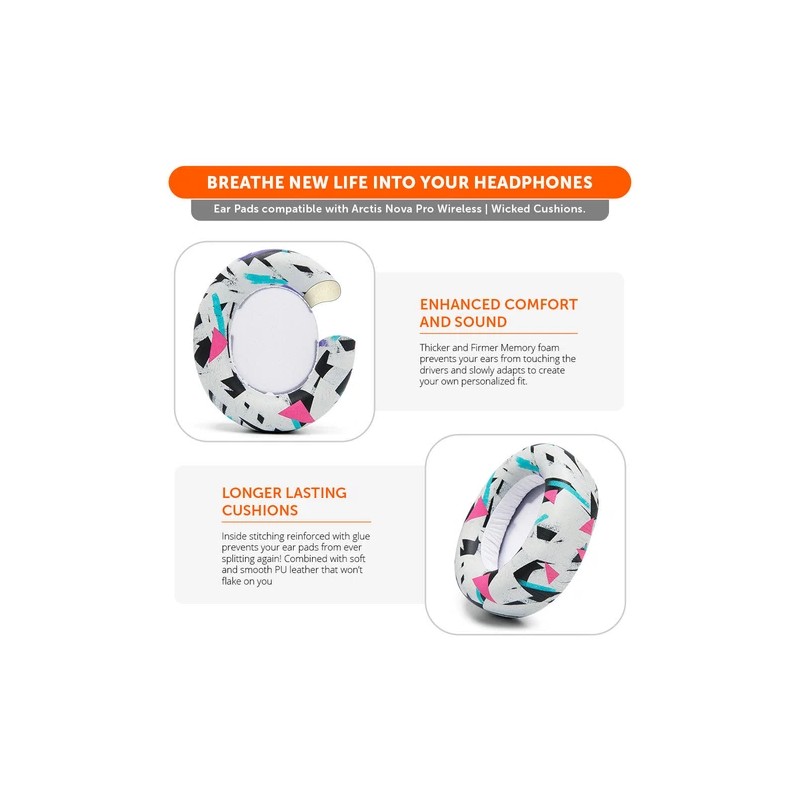 Multiple Brands Upgraded Arctis Nova Pro Wireless Earpads - 90s