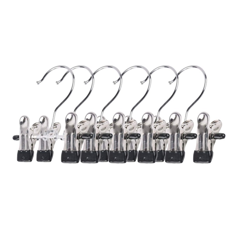 SUNTRADE Double Adjustable Clips Boots Hangers,Space Saving Boots Socks Bags