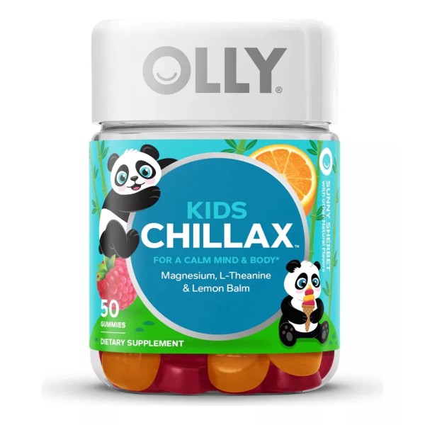 Olly Kids Chillax Ayuda A Calmar Mente Y Cuerpo 50 Gomitas Sabor Frutas