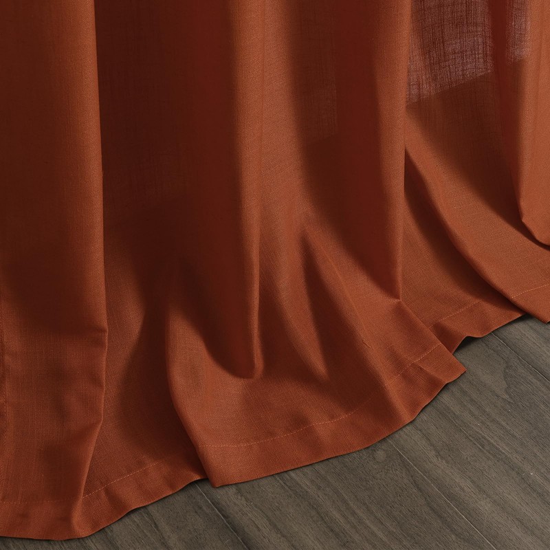 Extra Long Curtains 120 inch Length 2 Panels Back Tab