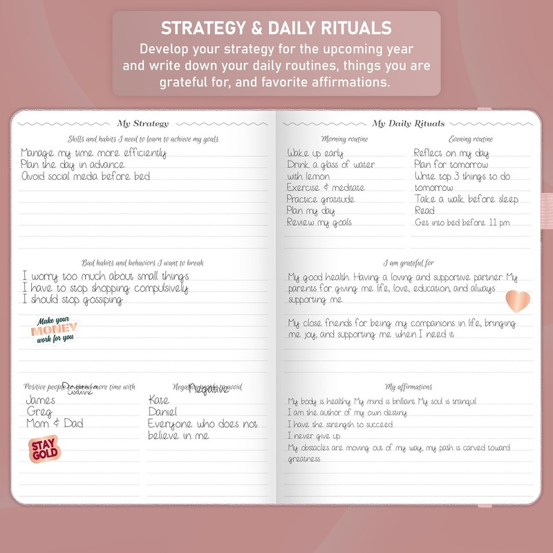 GoGirl Weekly Schedule Planner – Hourly Work & Life Planner