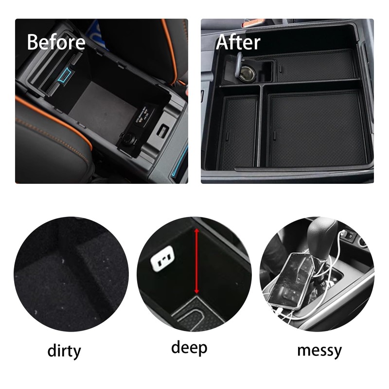 faccaibbg for Nissan Frontier Pickup Center Console Organizer 2025-2024-2023-2022 Frontier