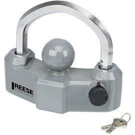 Reese Towpower 7088300 Trailer Coupler Lock, Universal Fit, Heavy Duty, Designed to fit 1-7/8-in, 2-in, and 2-5/16-in couplers.
