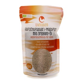 Eivolution Organic Rearing Food with Oregano Oil, 800 g, Extra for Young Animals, Complete Food of Proteins, Amino Acids, Vitamins and Minerals