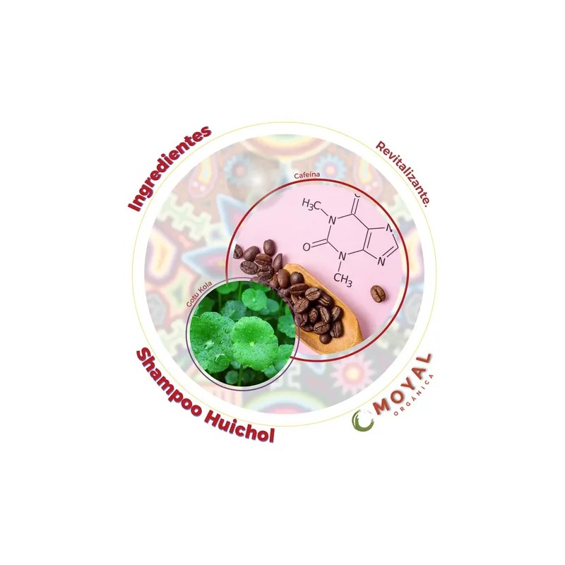Shampoo Huichol Café Con Gotu Kola Revitalizante 250 Ml