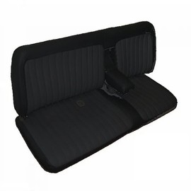 Durafit Seat Covers, C944 Seat Covers Made in Black Leatherette, for 1988-1991 GMC Truck Front Bench Seat with Integrated Armrest