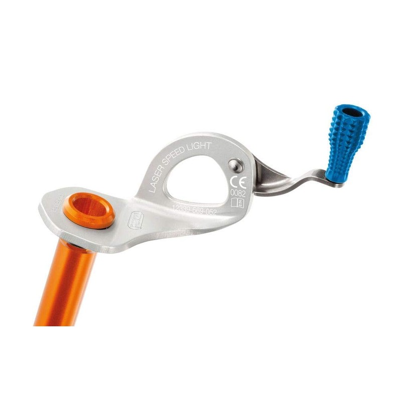 PETZL, Laser Speed Light, Ultralight Ice Screw With Integrated Handle,