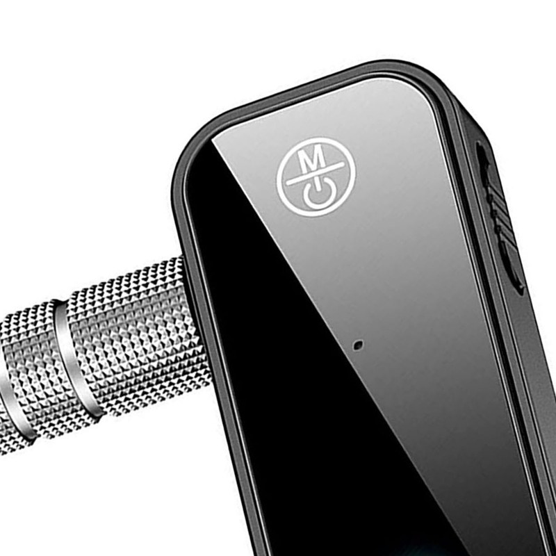 Bluetooth 5.0 Receiver 3.5mm Interface 2 in 1 AUX Adapter