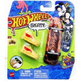 Hot Wheels Skate Vehículo de Juguete Patineta Claim TO Flame™ con Tenis para niños de 5 años en adelante