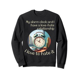 My alarm clock and me Costume for Boys and Girls Sweatshirt