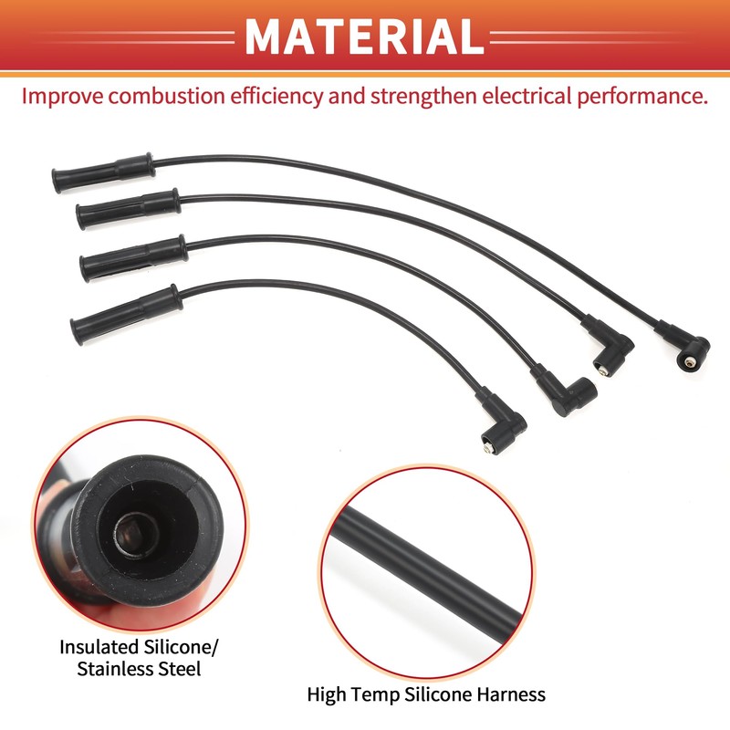 QUARKZMAN Spark Plug Coil Wiring Harness for Renault Clio I
