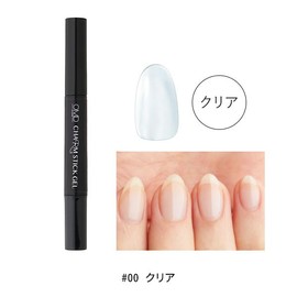 OMD Gel Nail Color Gel, Charm Stick Gel, 0.08 fl oz (2.5 ml), #00 Clear, Removable Nail Color Gel, Peel-Off Gel, All-in-One Gel Nails, Base Gel, Soak Off Gel, Pedicure, Made in Japan, Removable, Do It Yourself Nail Salon Art