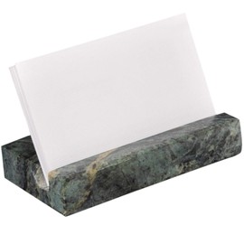 Business Card Holder for Desk - Marble Business Cards Holder for Desktop - Desk Organizers and Accessories -Display Stand for Office Organization