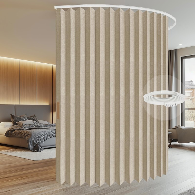 AJAZZ 100% Blackout Curtains for Sliding Glass Doors, Extra Wide