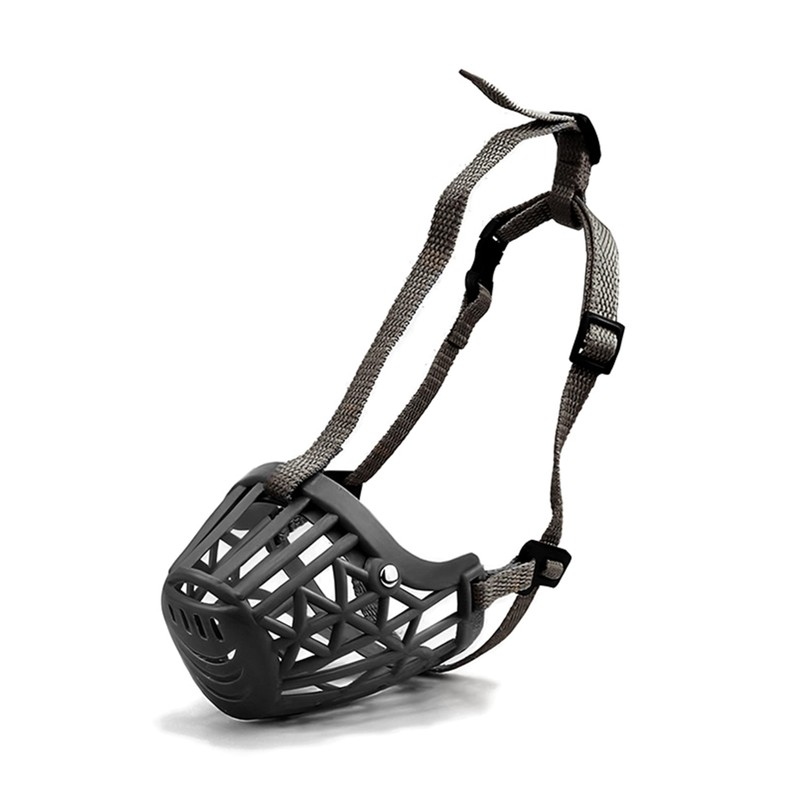 Classic Basket Dog Muzzle,Dog can Pant and Drink,Breathable Adjustable Plastic