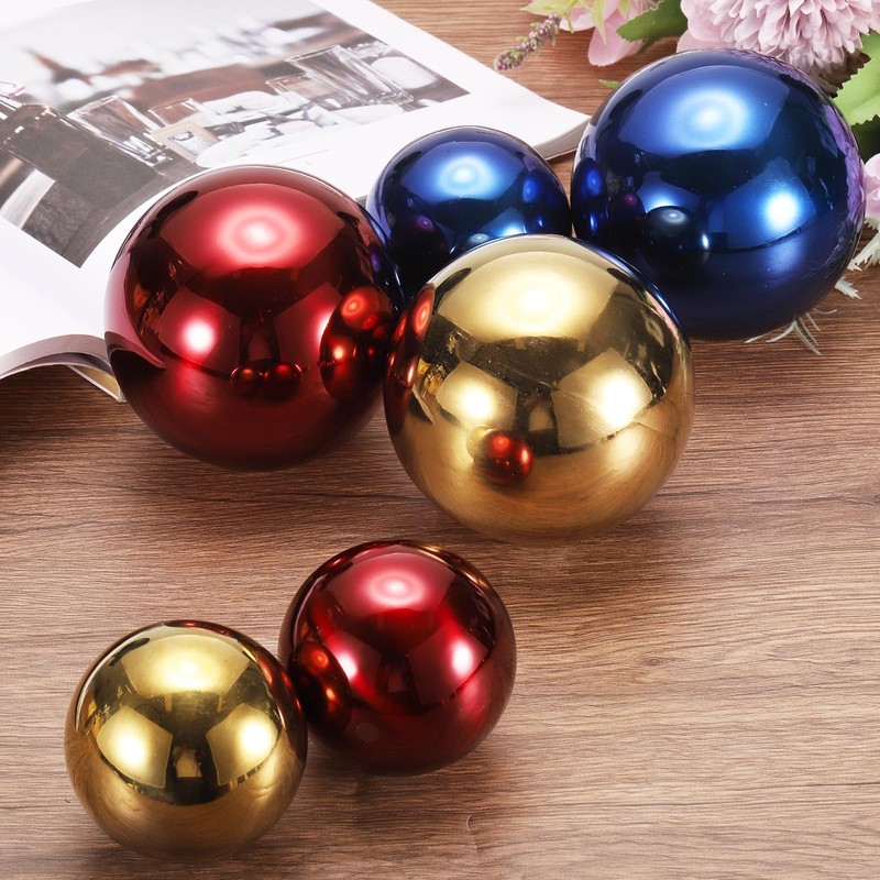 uxcell Gazing Globe Decor Ball 2.5 Inch 63mm Reflective Garden