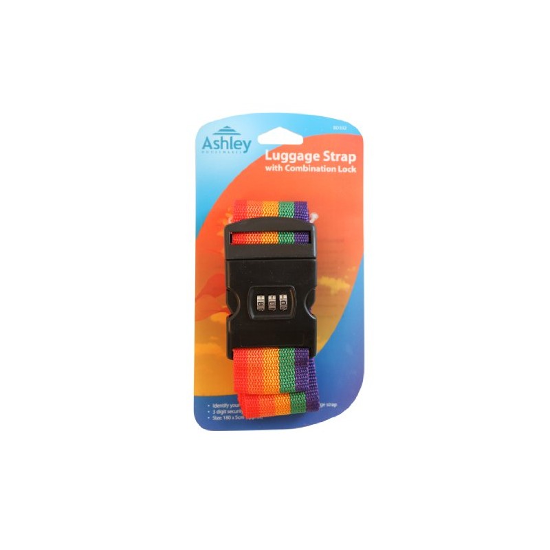 ASHLEY Luggage Strap with Combination Lock