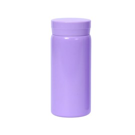 Small Flask, Cute Water Bottle, Vacuum Insulated Flask for Hot & Cold Drink, Keep 12H Hot & 6H Cold (Purple, 200ml)
