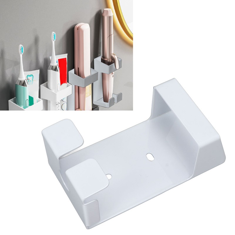 Wall Mounted Hair Curler Holder Stainless Steel Space Saving Curling