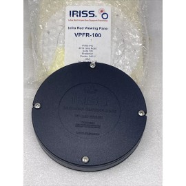 IRISS VPFR-100 Infrared 4” Viewing Window Pane, Round, New, USA Made