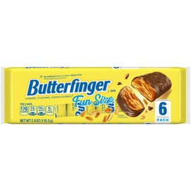 Butterfinger Butterfinger Fun Size Bars 6 Pack Tray, 3.9 oz