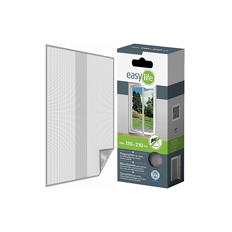1 Fly Screen for Doors - Mosquito Net with Velcro